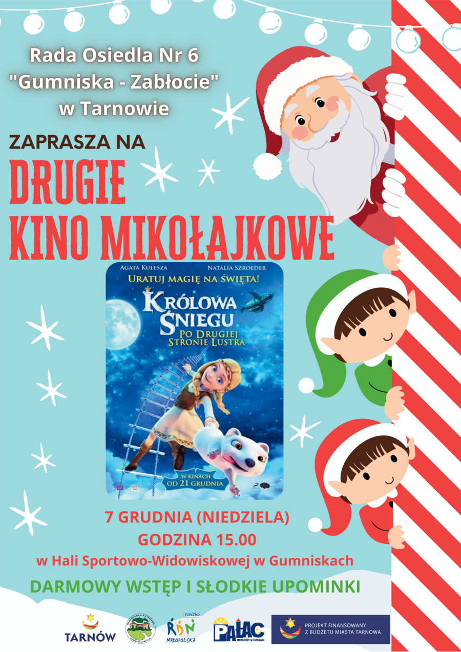 Plakat "Kina Mikołajkowego"